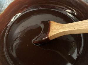 Una foto de Ganache de Chocolate