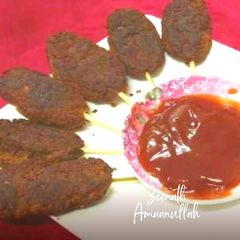 A picture of Hyderabadi Shami Kabab Sticks.