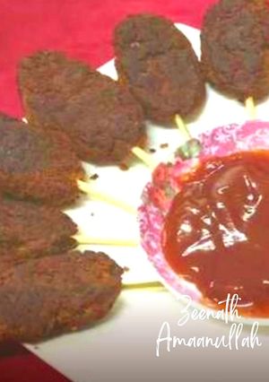 A picture of Hyderabadi Shami Kabab Sticks.