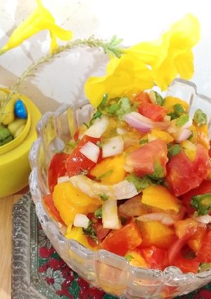 A picture of Mango Salsa.