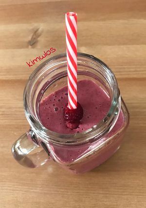 Φωτογραφία της συνταγής Smoothie με σμέουρα (raspberries)