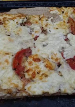 Una foto de Pizza de avena