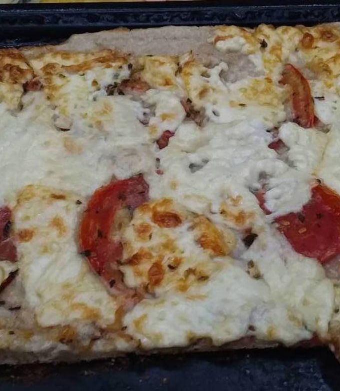 Una foto de Pizza de avena