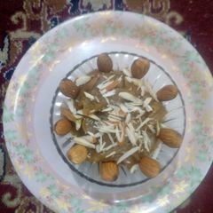 Atta halwa A picture of Atta halwa.