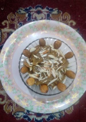 A picture of Atta halwa.