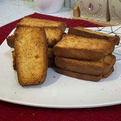 A picture of Cake rusk. Dry cake recipe.