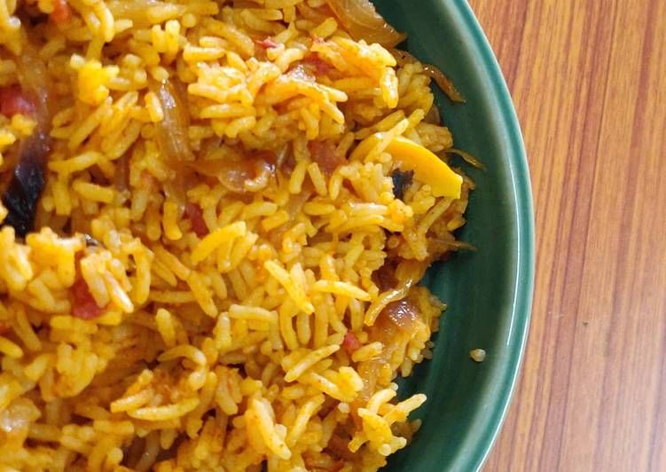 Recipe of Speedy Tomato pulav aka tomato rice from south India