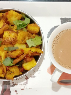 ब्रेड पोहा (bread poha recipe in Hindi) रेसिपी मुख्य फोटो
