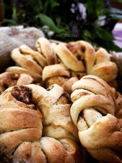 عکسی از دستور نان دارچینی