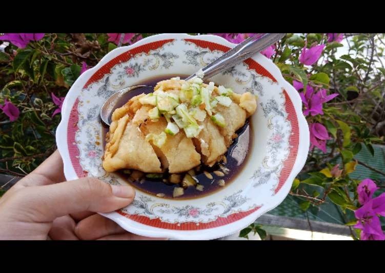 Pempek telur crispy