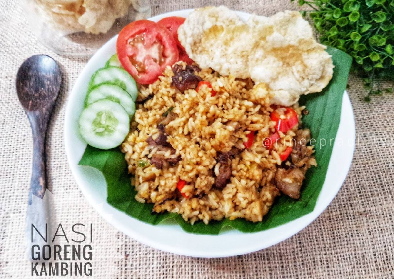 Nasi goreng kambing "enak"