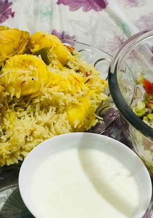 عکسی از دستور بریانه ی اماراتی