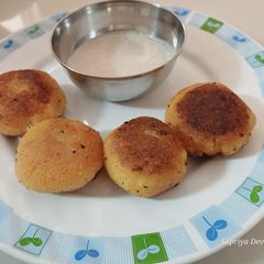 A picture of Sabudana Pattice.