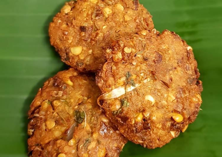 Recipe of Quick Masala Vadai/Paruppu vadai