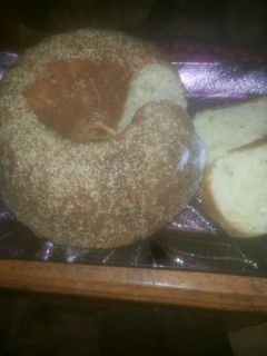 صورة لوصفة كيكة بالسمسم