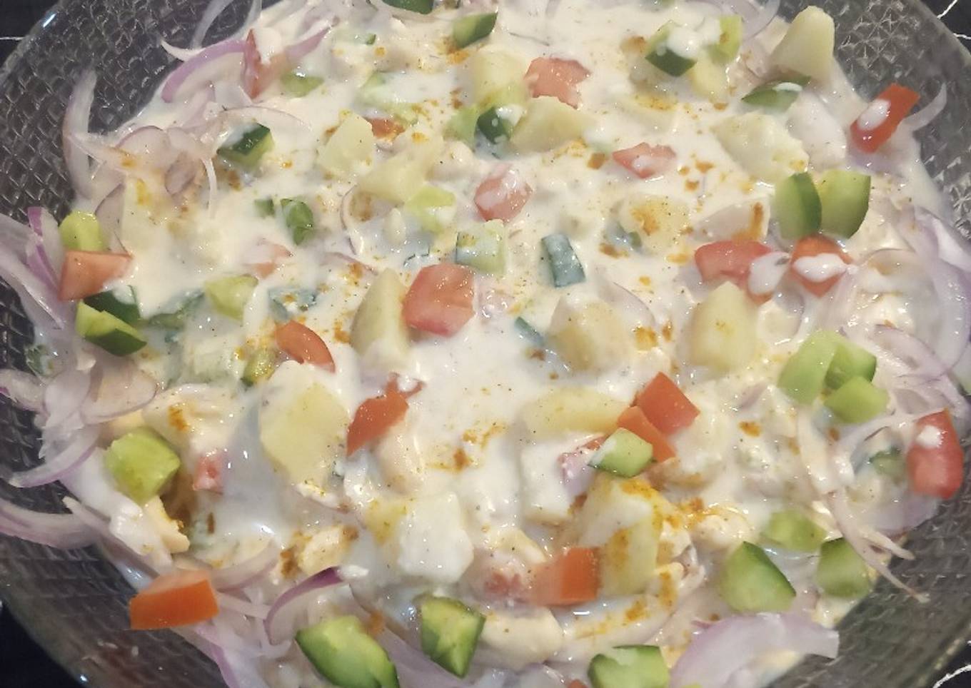 Mix Veggies and boondi raita