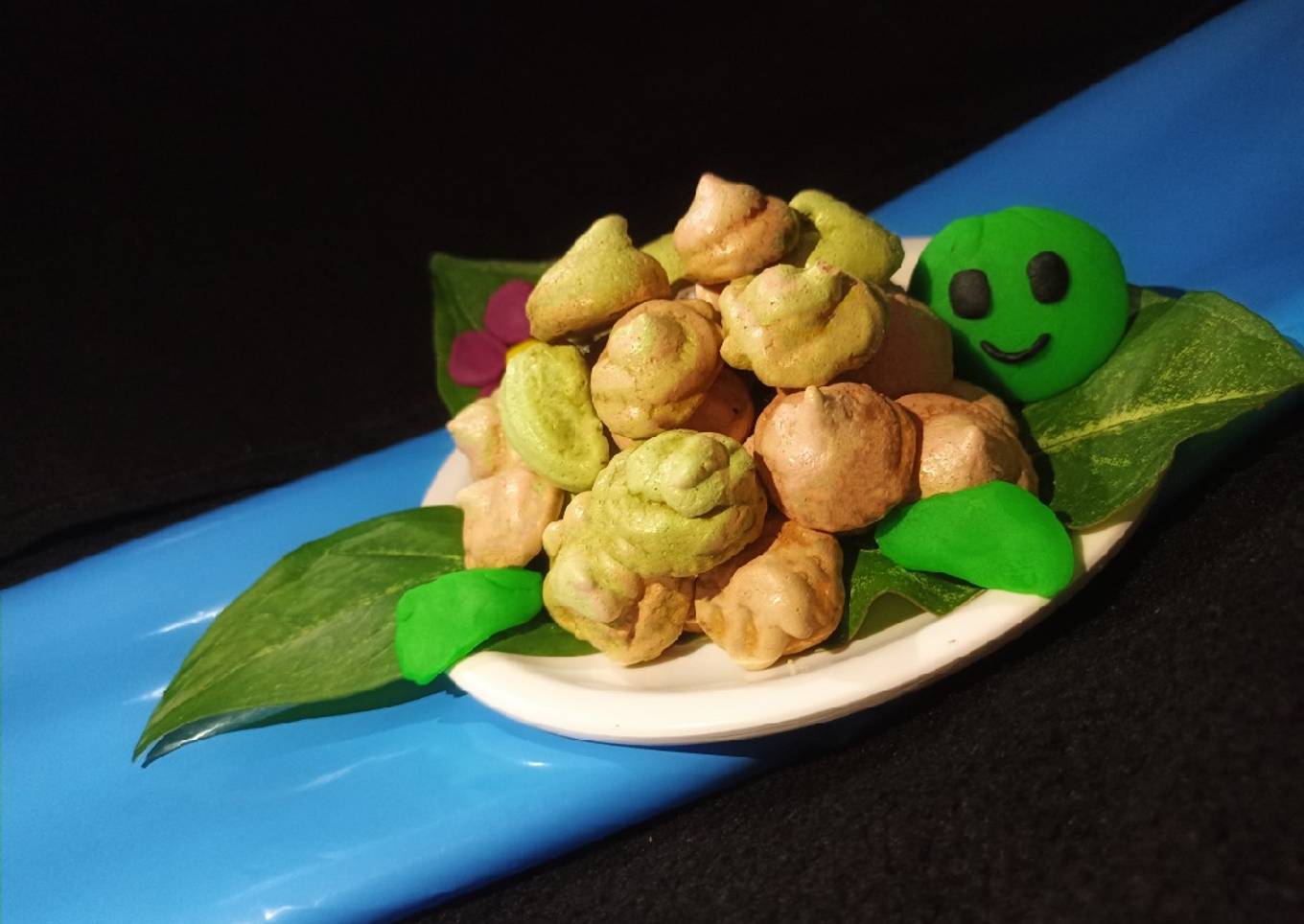 Suspiros de merengue sabor limón y canela