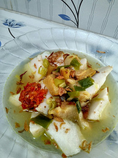 Foto resep Lontong kikil rumahan