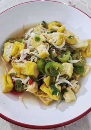 Foto resep TUMTAH 😋🥰 Tumis Toge Tahu 👩‍🍳