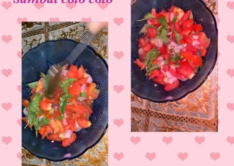 Sambal colo colo khas ambon π