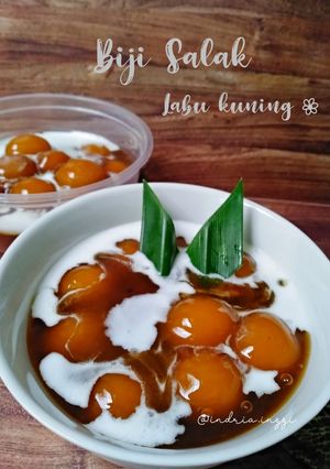 Foto resep Biji Salak labu kuning