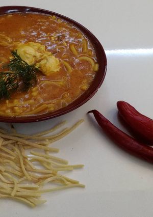 عکسی از دستور اشکنه تخم مرغ