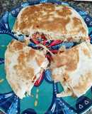 Quesadillas con pollo y tocineta 🤤
