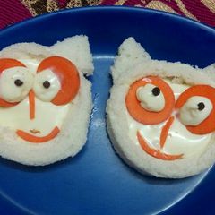 A picture of Easy Spooky Halloween sandwich.