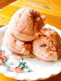 ไอศกรีมแตงโม และกล้วยหอมทอง (Watermelon and banana Sorbet)
