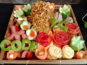 Gambar tumpeng mini mie