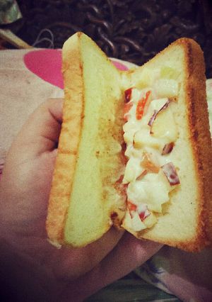 Foto resep Apple Salad Toast