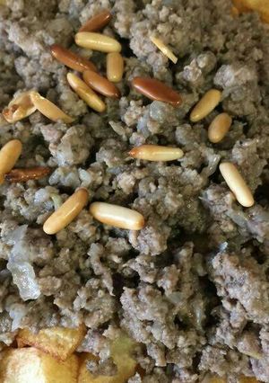 صورة لوصفة مفركة بالبطاطا على الطريقة السورية