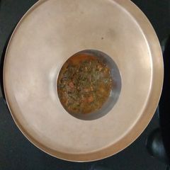 A picture of Choley bhaji.