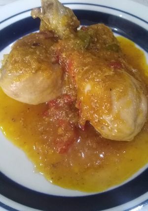 Una foto de Piernitas de pollo al mango