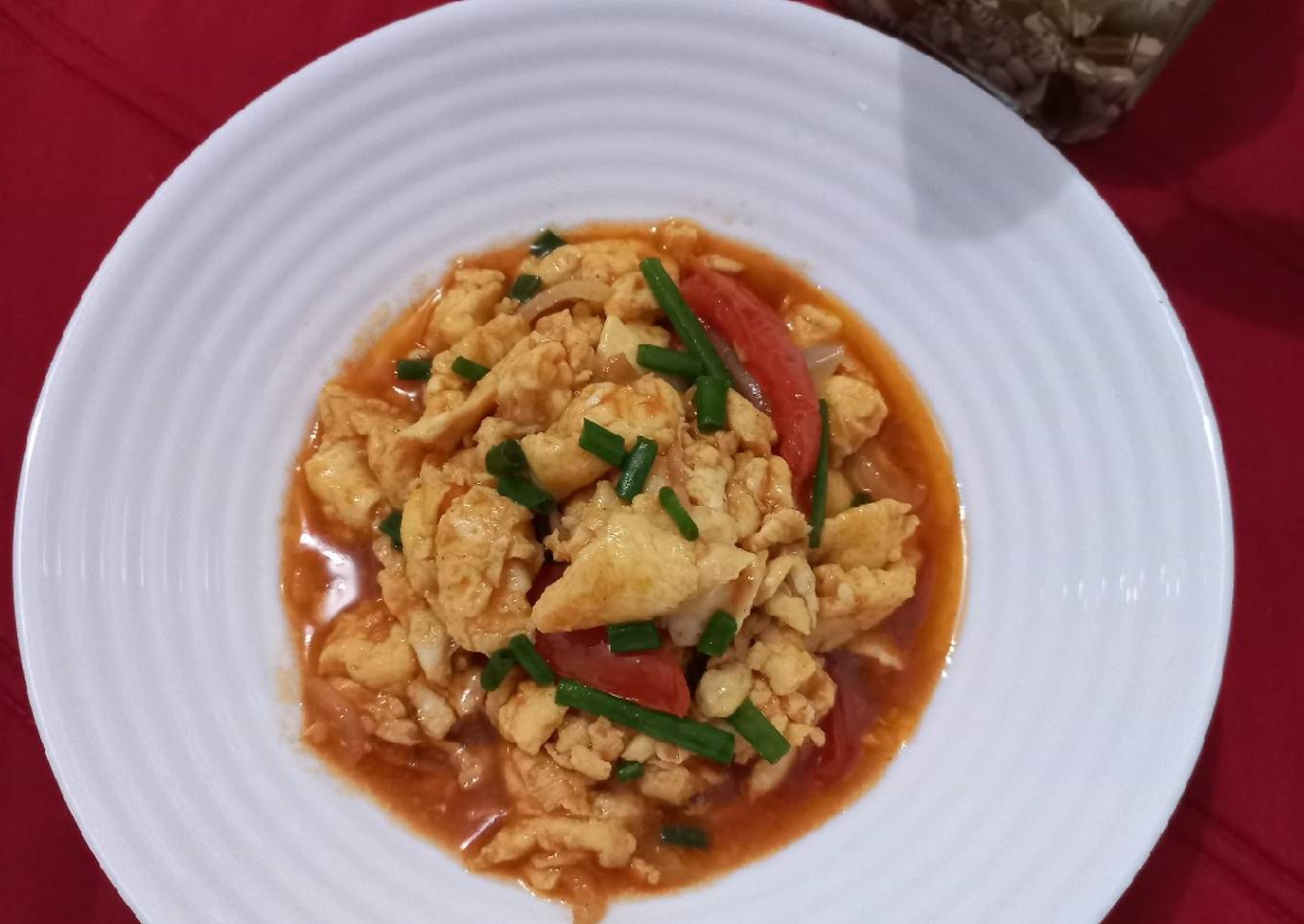 Scrambled Eggs with Tomatoes