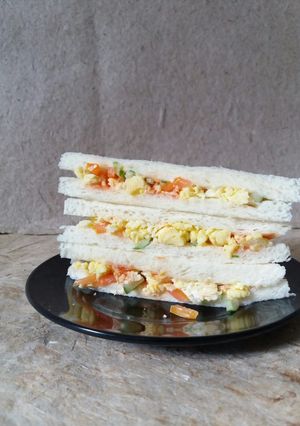 Foto resep Sandwich telur