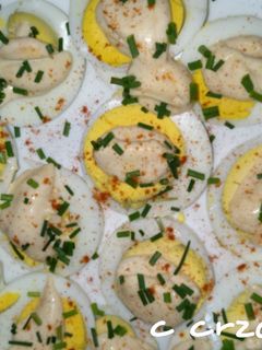 Una foto de Huevos con cebollino