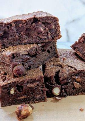 Une photo de Recette de brownies fondant (facile)