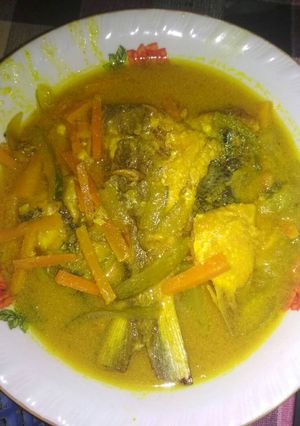 Foto resep Ikan bandeng acar bumbu kuning