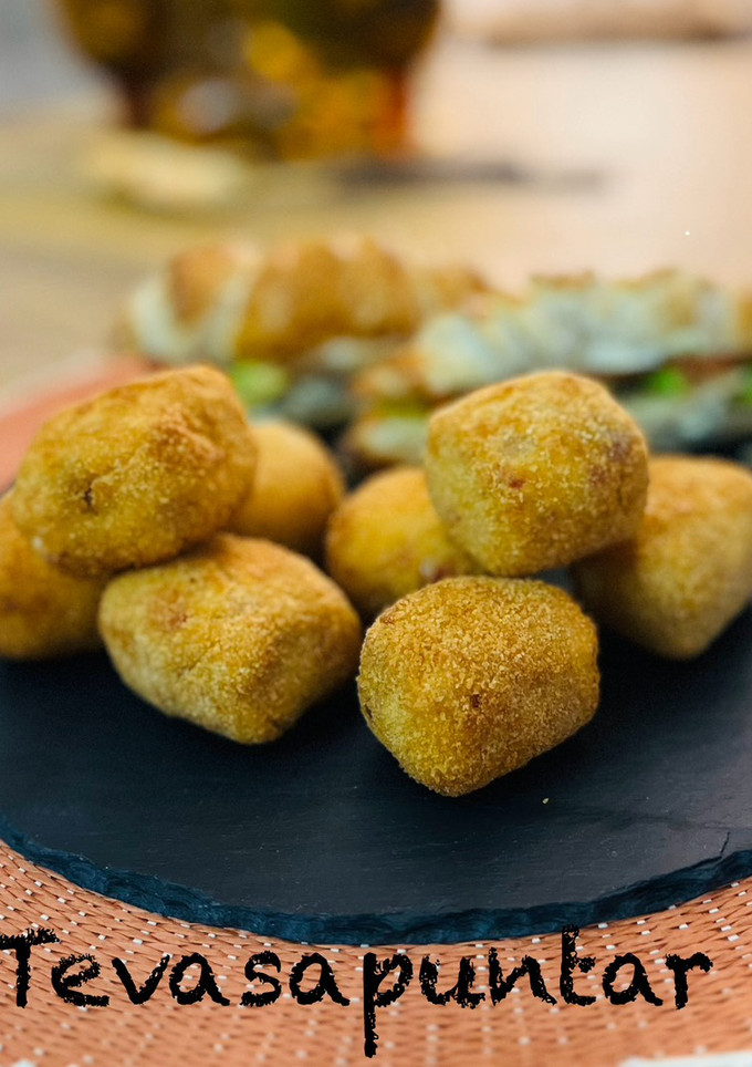Una foto de Croquetas de chorizo (bocaditos)