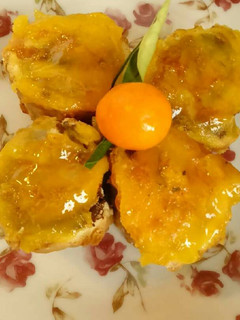 Una foto de Torrijas en salsa de naranjas!