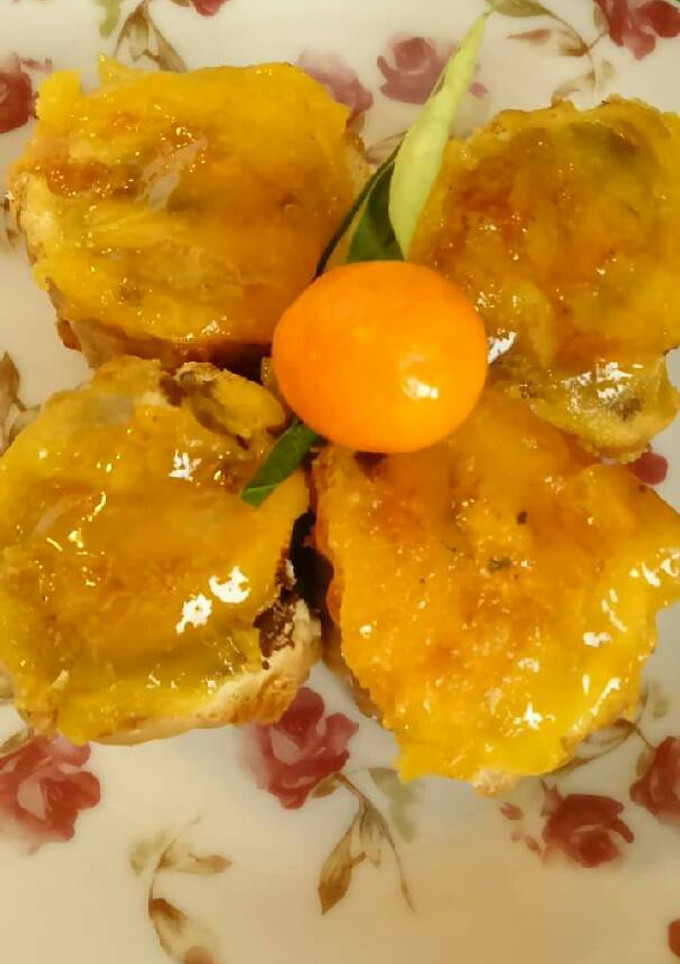 Una foto de Torrijas en salsa de naranjas!