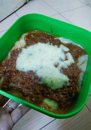 Foto resep Lasagna Kukus, mirip dg lasagna dr salah satu maskapai 😆