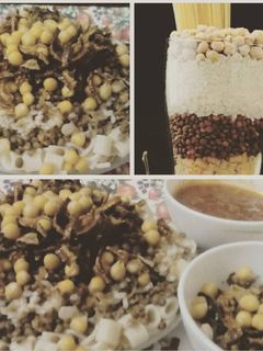 صورة لوصفة الكشري المصري