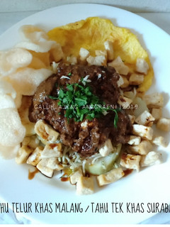 Foto resep Tahu Telur Khas Malang / Tahu Tek Khas Surabaya