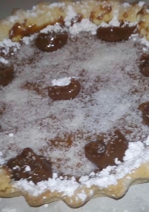 Una foto de Tarta de dulce de leche y coco 😋