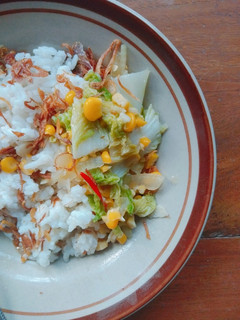 Foto resep Tumis Sawi Putih + Jagung Manis