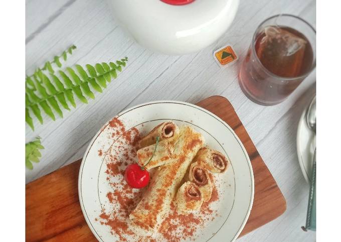 Roti Gulung Milo