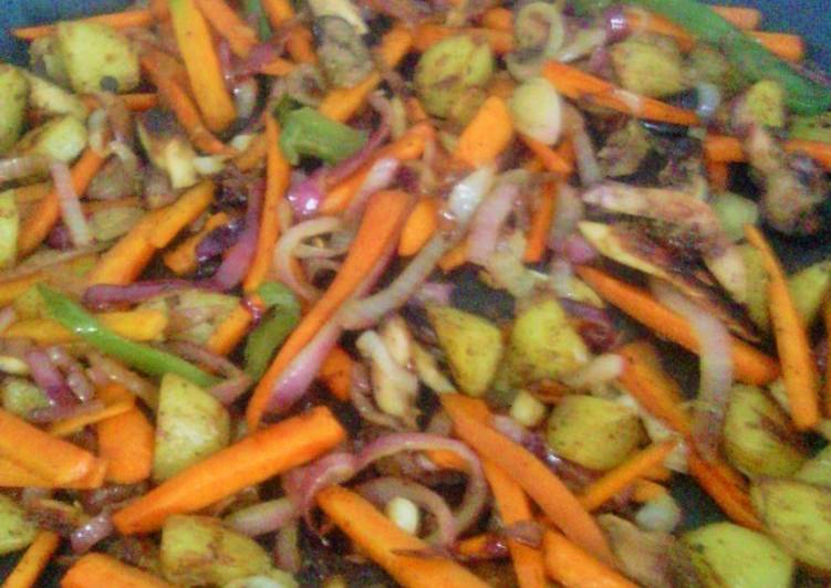 How to Make Homemade Veggie Sharwarma Filling