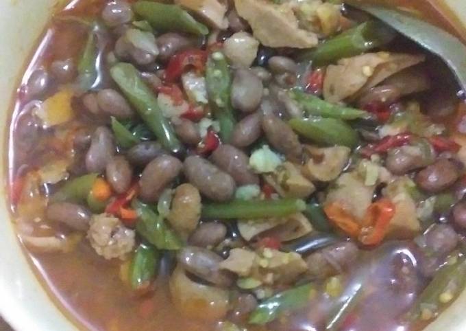 Tumis Sosis kacang merah